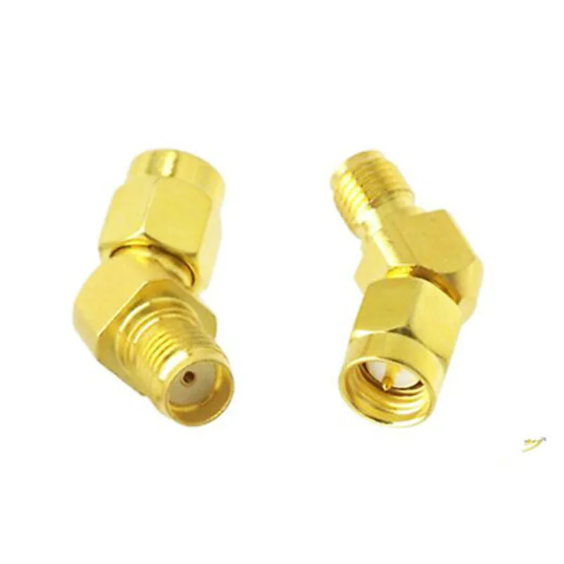 

2PCS 45/135 Degree SMA Male To SMA Female Antenna Adpater Connector for FPV Goggle RC Drone FPV Racing