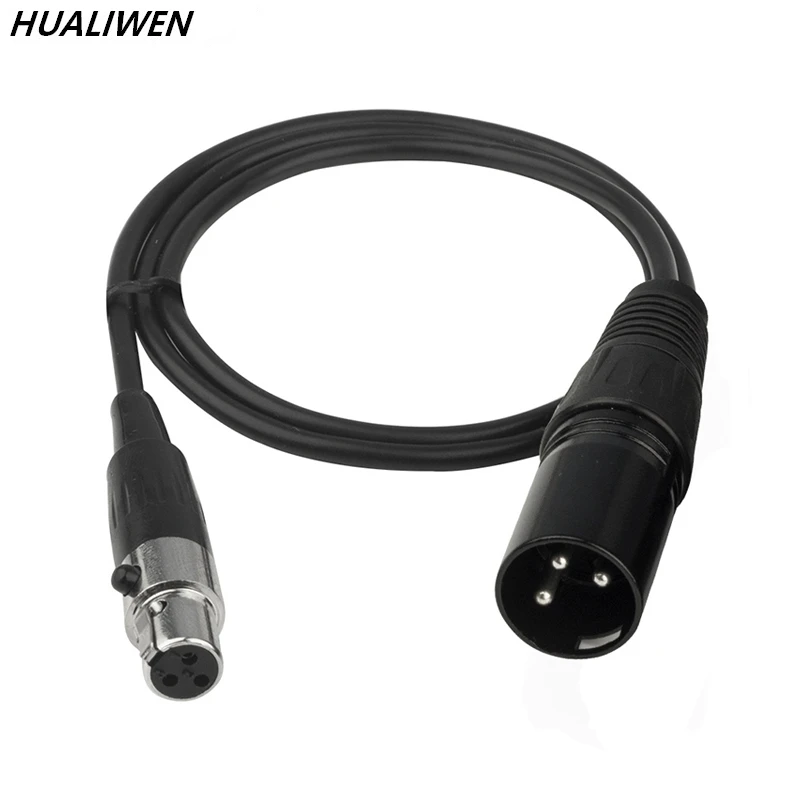 

MINI XLR 3pin Female To XLR 3pin Male For Blackmagic Pocket Cinema BMPCC 4k Camera Audio Cable