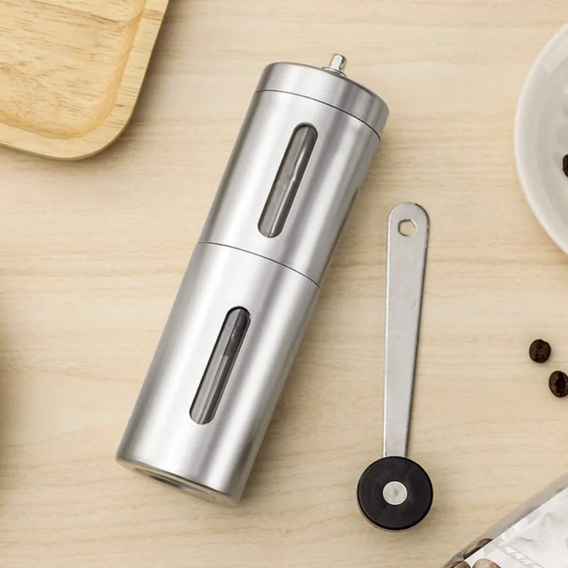 

Mini Coffee Bean Grinder Portable Hand Manual Coffee Grinder Stainless Steel Handmade Coffee Bean Burr Grinders Coffee Machine