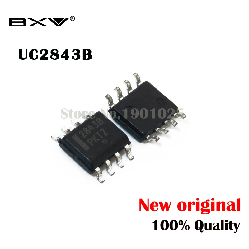Бесплатная доставка 10 шт./лот UC2843BD1R2G UC2843 SOP8 2483B SMD оригинал|Интегральные схемы| |