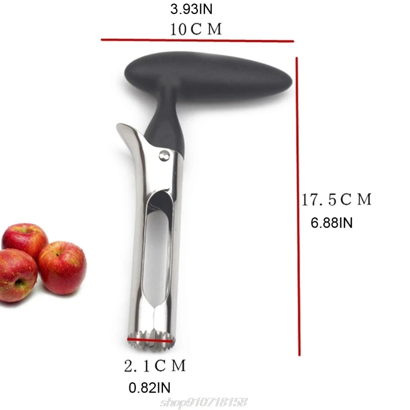 Premium Fruit Corer Food Grade Stainless Steel Core Remover Tool Manual for Home Kitchen Gadgets J23 21 Dropship | Дом и сад