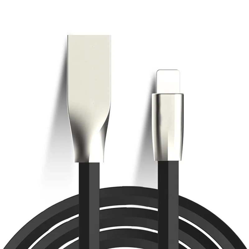 Цинковый сплав USB C Micro 8Pin быстрая Синхронизация и зарядка type кабель для