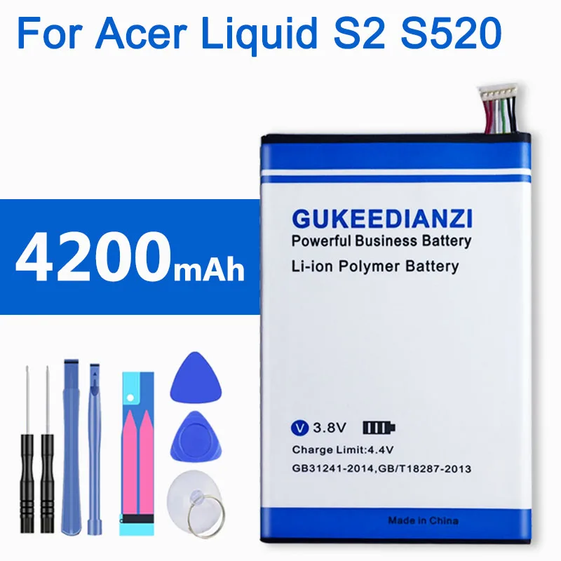 BAT M10 для планшета Acer Liquid Jade S2 S520 S58A / 1CP415793L1 1S1P (1ICP5/58/94) KT.0010S.007 4200mAh|Аккумуляторы