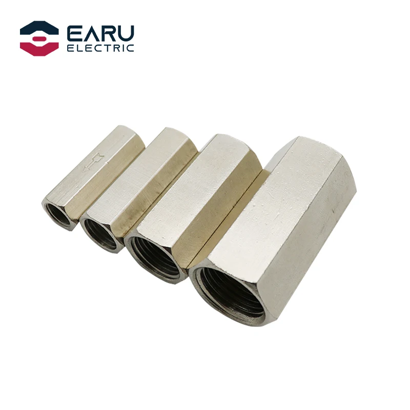 Пневматический обратный клапан латунный 4 м 6 мм 8 10 1/4 3/8 1/2 трубный фитинг дюйм