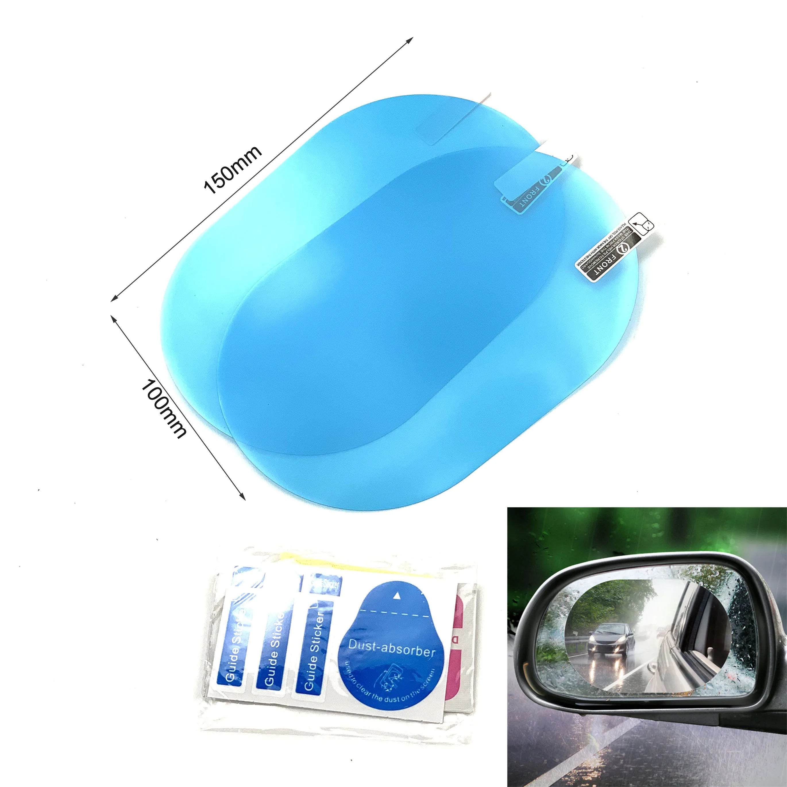 2Pcs Car rearview mirror waterproof anti-fog film For Toyota Camry Corolla RAV4 Yaris Highlander Land Cruiser PRADO Vios Vitz | Автомобили