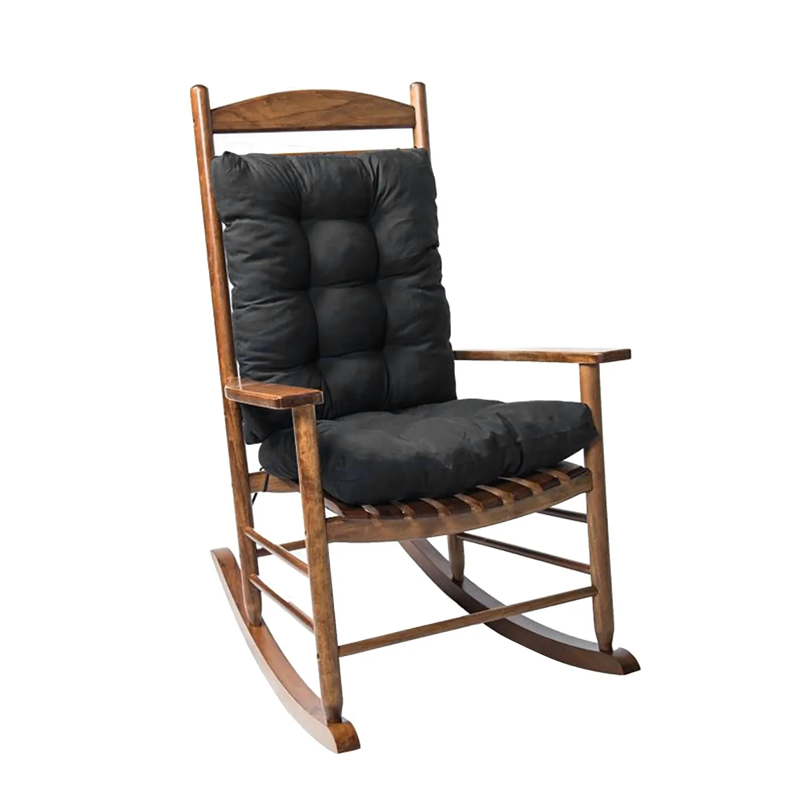 

Patio Chaise Lounger Cushion Outdoor Rocking Chair Sofa Cushion With Ties Non-slip Sun Lounger Rocking Chair Swing Bench Cushion