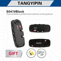 tangyipin s047 suitcase combination lock aluminum box office box replacement trolley case repair solid plastic password locks