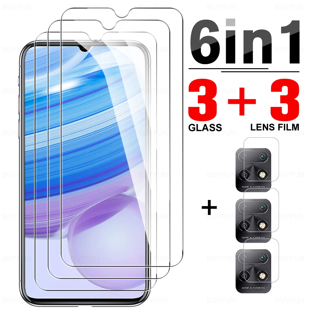 

Закаленное стекло 6 в 1 для Xiaomi Redmi Note 9 Pro Note 9 Pro Max, защитная пленка для Xiaomi Redmi 10X, 4G, 10X, Φ, 10X Pro, зеркальная пленка для объектива