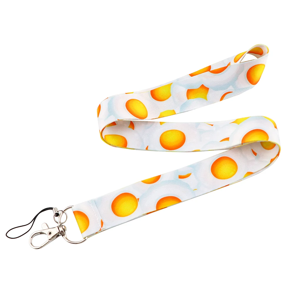 

CB980 Colorful Eggs Neck Strap Lanyard for keys ID Card Mobile Phone Straps USB Badge Holder DIY Neck Strap Hang Rope