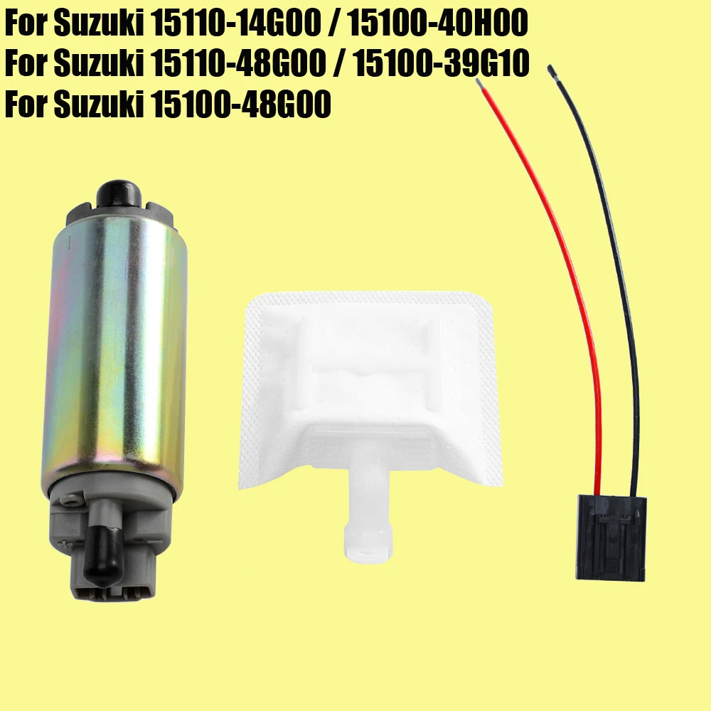 

Fuel Pump for Suzuki AN250 AN400 Burgman 250 400 VL1500 VZ1500 VLR1800 VZ800 VZR1800 Boulevard Intruder 15110-14G00 15100-40H00