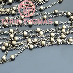 5 метров ширина 2 мм с 4 Медные Плоские Овальные звенья ожерелье цепи станция