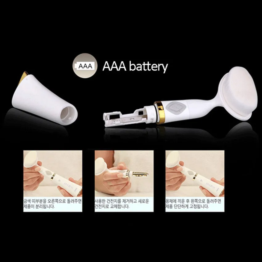 Аккумуляторные устройства для очищения лица ультразвуковая Вибрирующая щетка