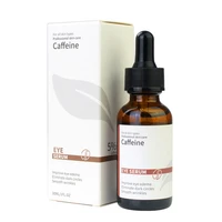 30ml face caffeine solution eyes serum removal eye bag anti dark circle puffiness lightening fine line essence anti aging