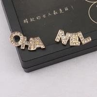 new exaggerated metal atmospheric disc multi level fashion earrings crystal rhinestone retro stud jewelry women earrings gifts
