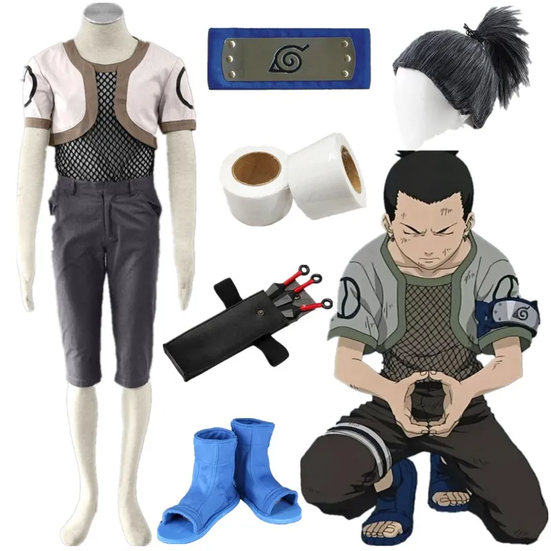 Аниме Косплей Нара Шикамару 1 й Костюм Хэллоуин комикс Косплей|Костюмы аниме| |