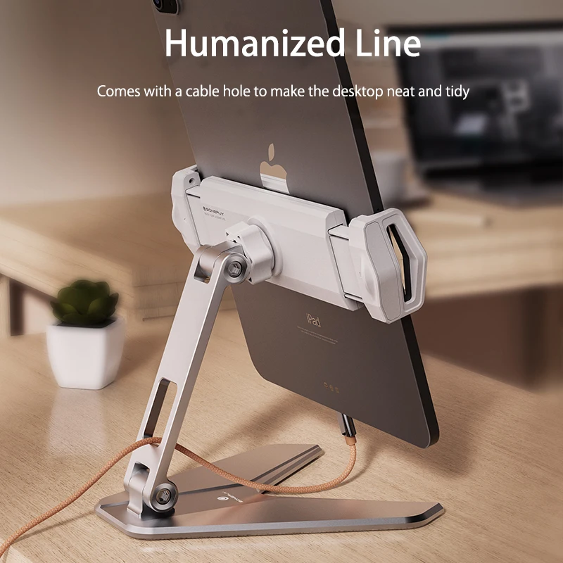 Offerte 2021 Supporto Da Tavolo Per Telefono Cellulare Da Scrivania Per IPhone IPad Supporto Da Tavolo Per Tablet Da Tavolo Regolabile In Metallo Supporto Universale Per Cellulare Pieghevole