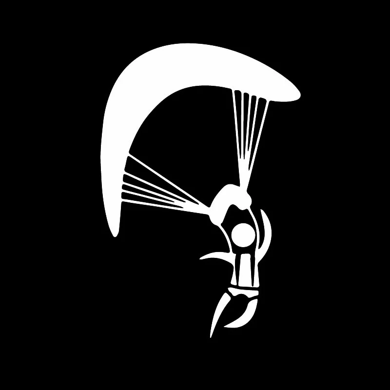 Наклейка с парашютом для спортивного автомобиля водонепроницаемые наклейки