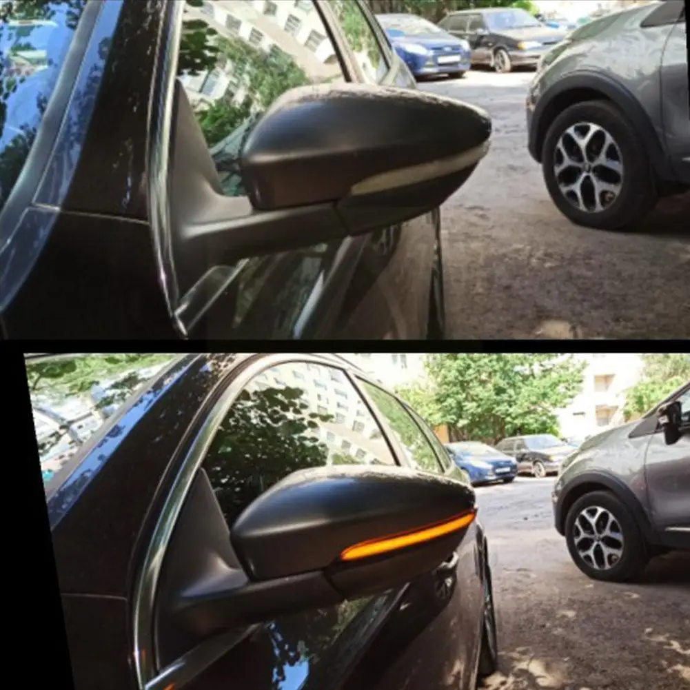 

LED Side Wing Dynamic Turn Signal Light Rearview Mirror Indicator For VW Passat CC B7 Beetle Scirocco Jetta MK6 Euro PR V1H6