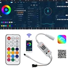 WS2811 WS2812 Светодиодная лента с пикселями, Bluetooth-совместимый контроллер, светодиодный пиксесветильник контроллер света WS2813 WS2815 SK6812 5-24 В