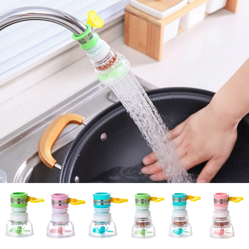 360°Rotating Faucet Nozzle Mini Tap Water Purifier Filter Kitchen Splash-proof Booster Shower Head | Обустройство дома
