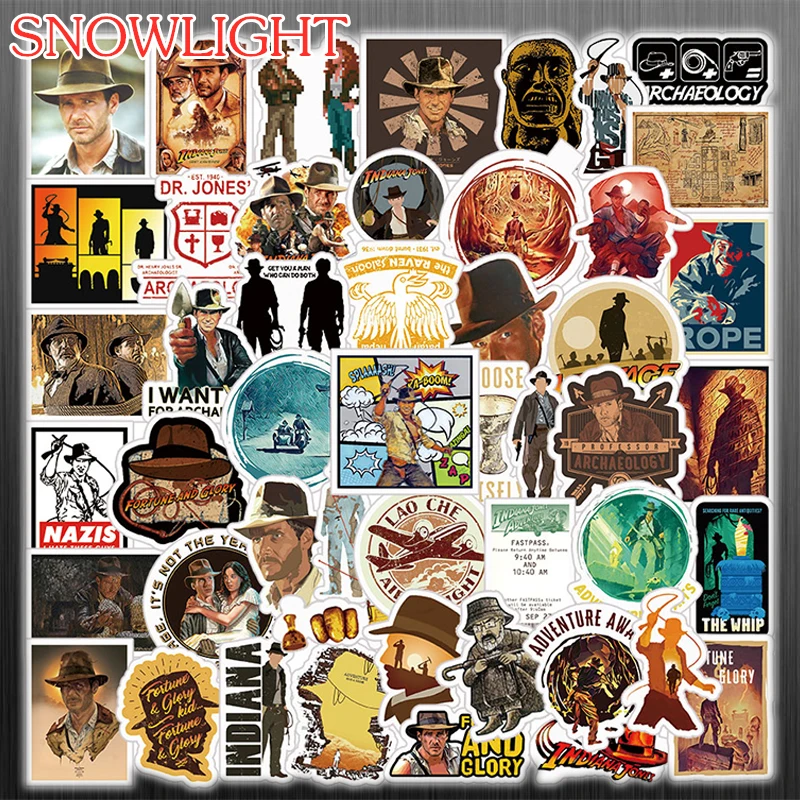 

10/50 шт./компл., водостойкие Мультяшные наклейки из классического фильма «Потерянный Ковч» для ноутбука, наклейки «сделай сам», смешанные нак...