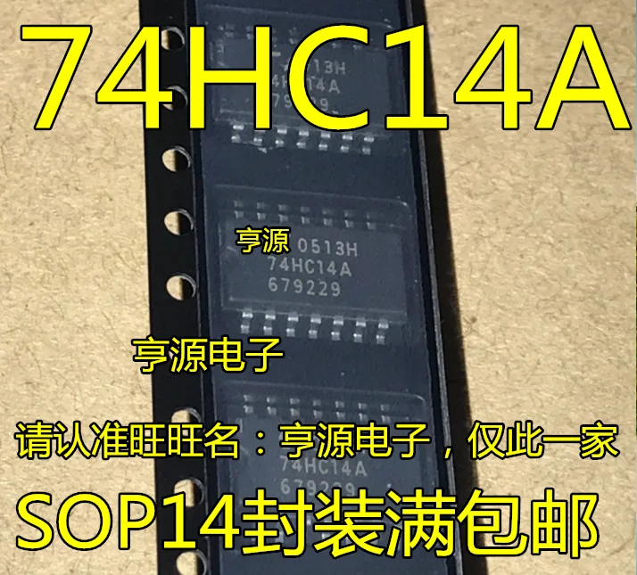 

10 шт. TC74HC14AF 74HC14 74HC14A SOP14-5.2mm