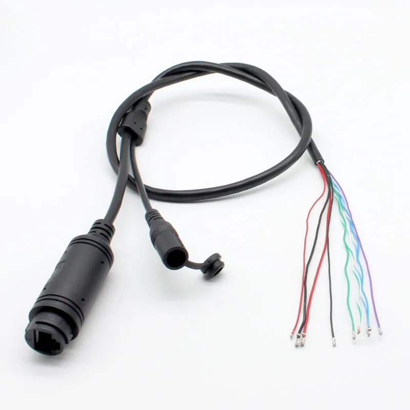 Встроенный 48 В POE Модуль видеонаблюдения конечный кабель LAN Power over Ethernet Lan RJ45 +