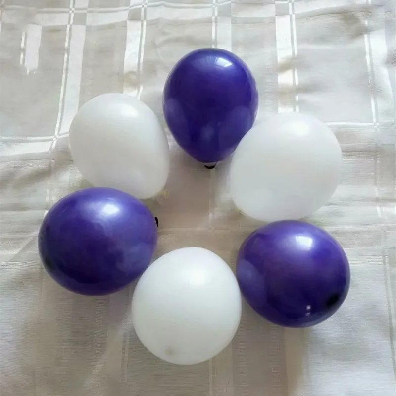 

New Year Ballons 100pcs 5 Inch Round Deep Purple Latex Balloons Wedding Decoration House Baloon Birthday Party Supplies