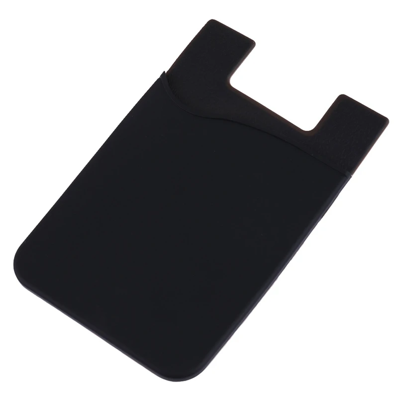 Клейкая тонкая сумка для кредитных карт женщин и мужчин держатель мобильного