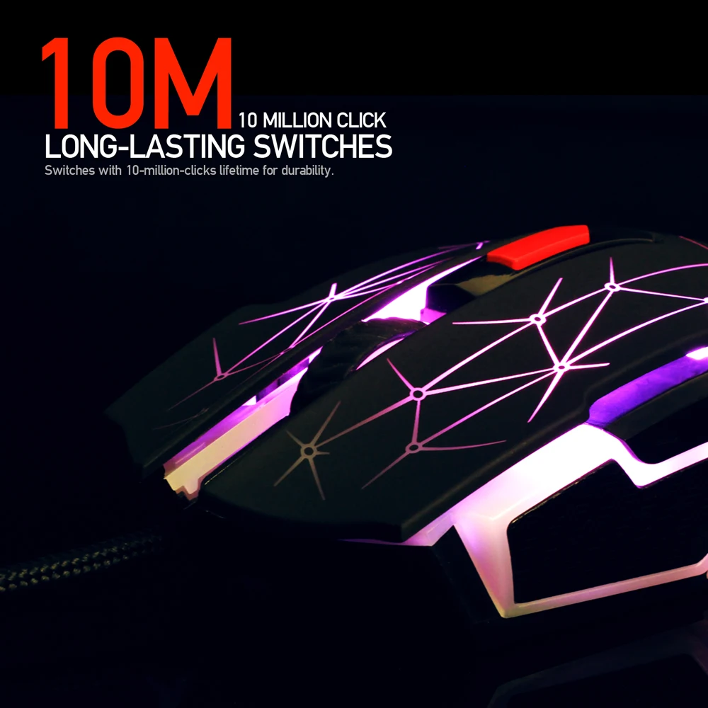 FANTECH X7 игровая мышь и коврик для мыши Регулируемый 4800 dpi 6 кнопок RGB необходимый эргономичный коврик для мыши нескользящий коврик для мыши геймер