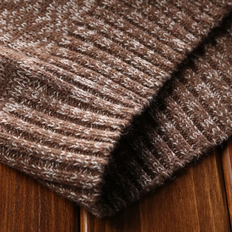 

Winter Warm Turtleneck Sweater Men Fashion Solid Knitted Men Sweaters Solid Color Casual Sweater Men Slim Fit Knitted Pullovers