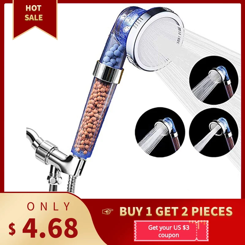 Насадка для душа высокого давления с анионным энергосберегающим шаром ручной