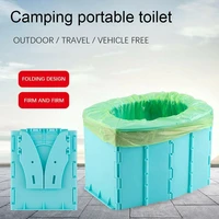 portable travel folding toilet urinal mobile seat for baby camping hiking long trip convenient car potty toilet vehicular urinal