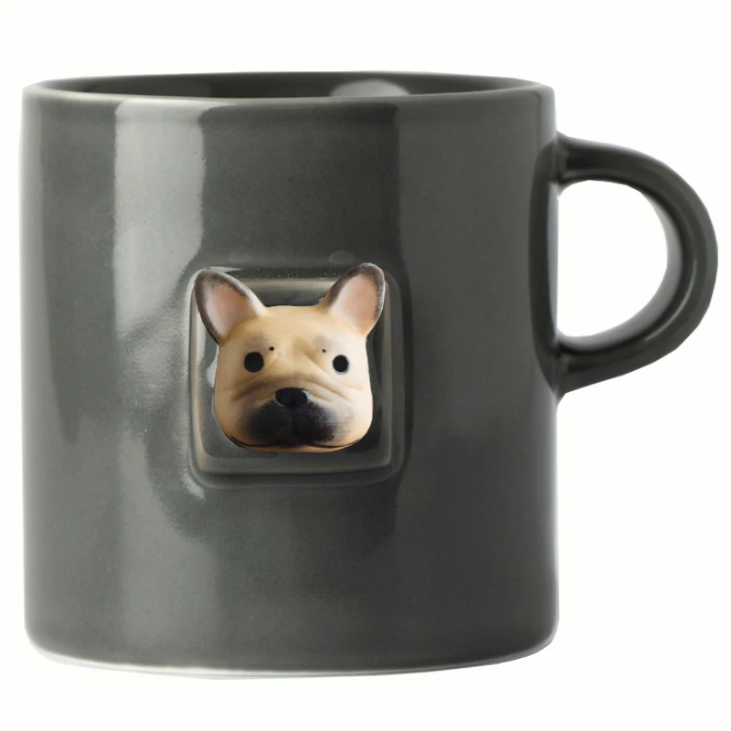 

Geometric Office Mug Reusable Personalised Funny Cartoon Ceramic Round Mug Creative Modern Canecas Divertidas Home Garden BL50MK