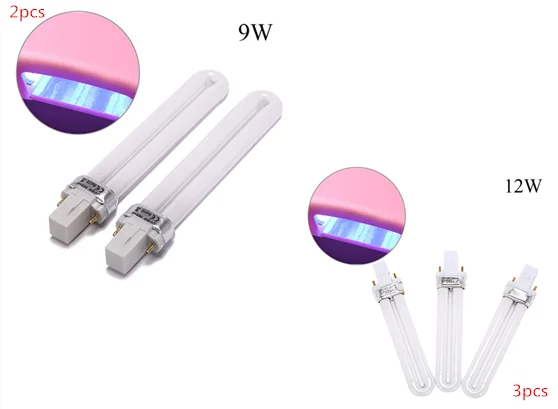2/3 шт. УФ-лампа для сушки ногтей 12 Вт 9 | Красота и здоровье