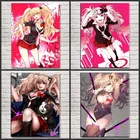 Картины для домашнего декора, скандинавский холст, печатный плакат, данганронпа, Ранняя манга, живопись, художественная стена для комнаты девочек