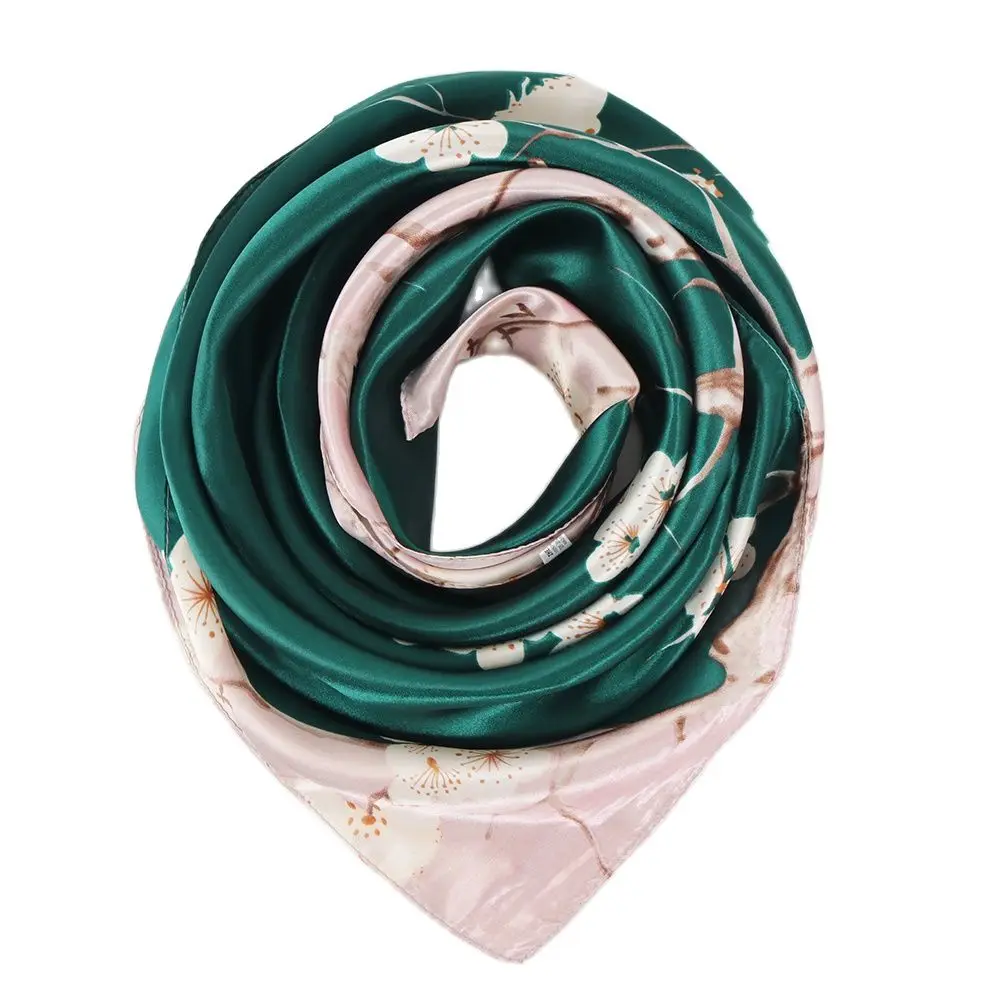 

Spring/Summer Women Scarf Silk Headband 90*90CM Hair Scarves Wrap Foulard Neck Office Lady Turban Bandana Neckerchief Headscarf