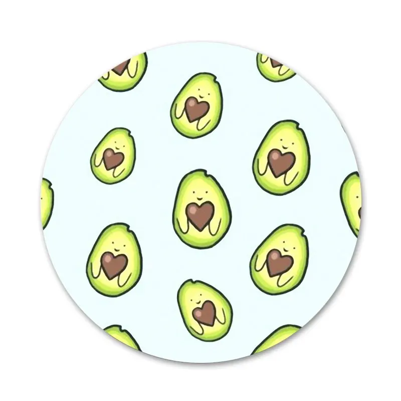 Красочные авокадо значок на булавке декоративные Броши Металлические Значки для