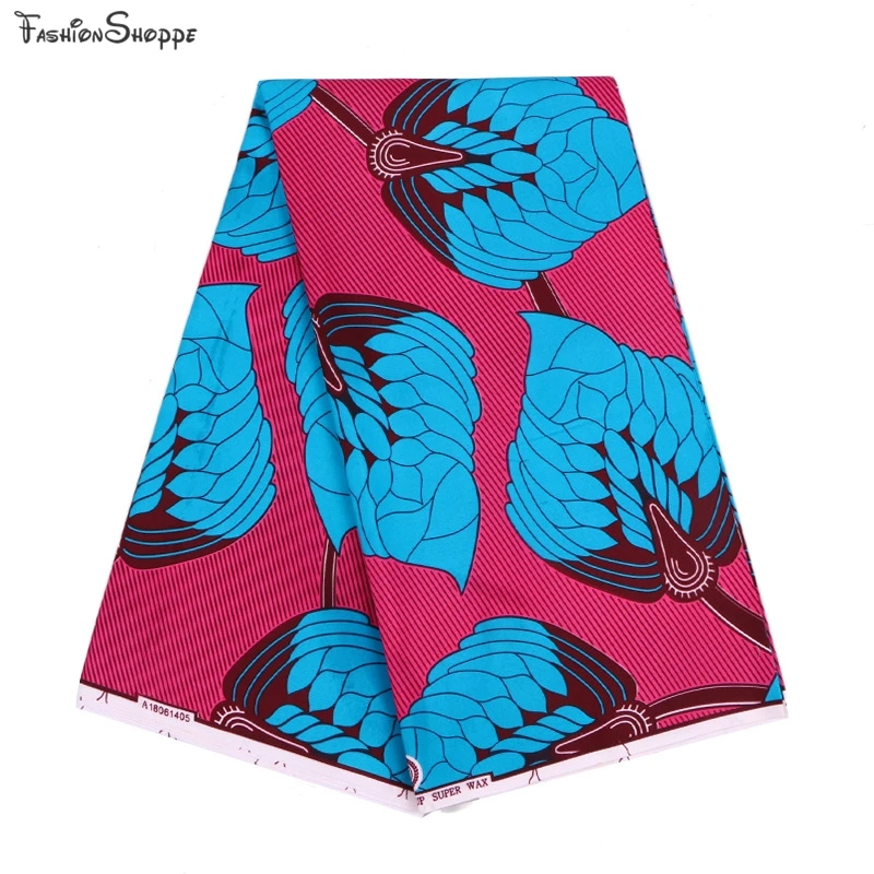 Новинка 100% полиэстер Анкара Африка принт восковая ткань настоящая Модный узор
