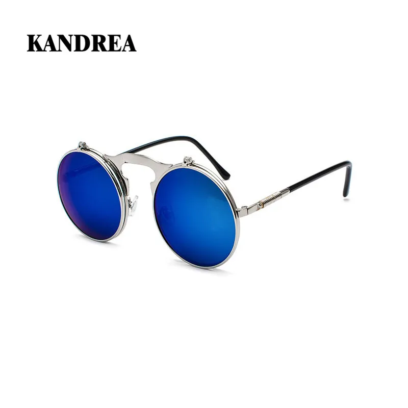 KANDREA 2020 унисекс винтажные очки металлические AC линзы солнцезащитные