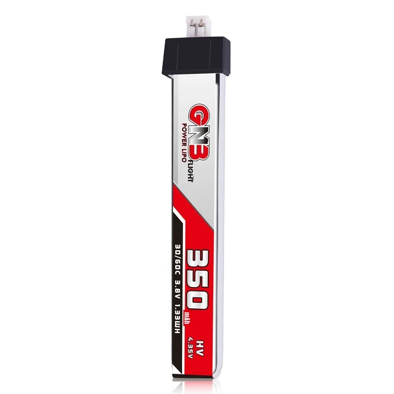 Bater&iacute;a de Lipo GNB 1S HV, 350mAh, 3,8 V, 4,35 V, 30C/60C, PH2.0, para Micro RC, FPV, carreras, Cine, Whoop, BetaFPV, Drone Quadcoper con cargador-3