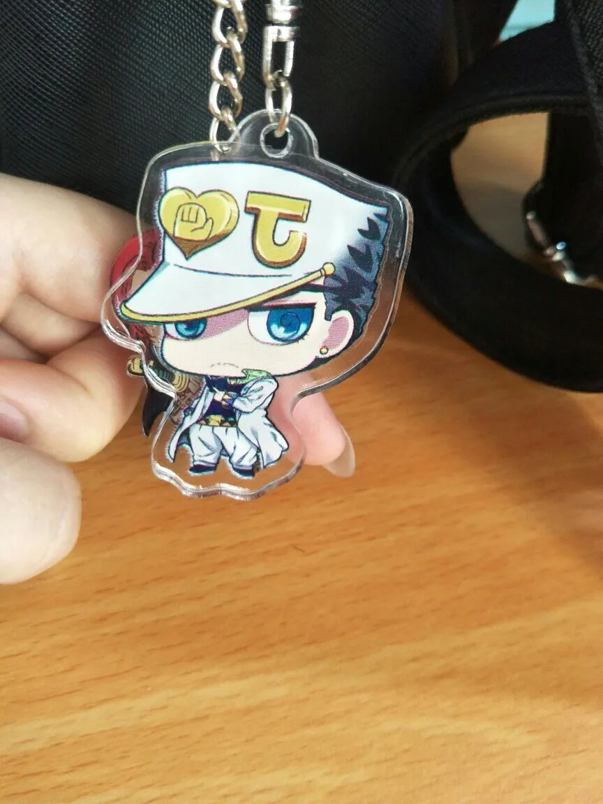 Аниме брелок Jojo невероятное приключение звезды Платиновый версии Косплэй