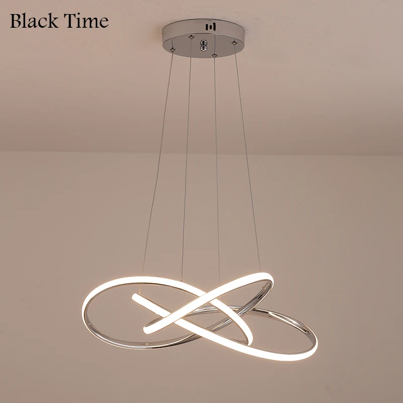 Современные светодиодсветодиодный подвесные светильники в хромированной рамке