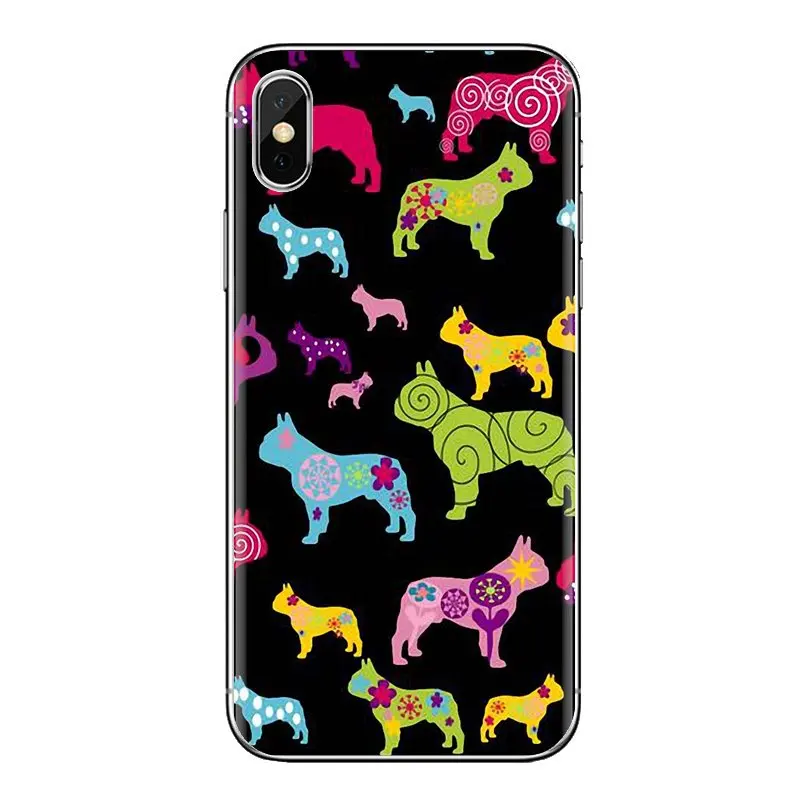 Мягкий чехол из ТПУ с узором причудливые Французский бульдог собаки щенка для