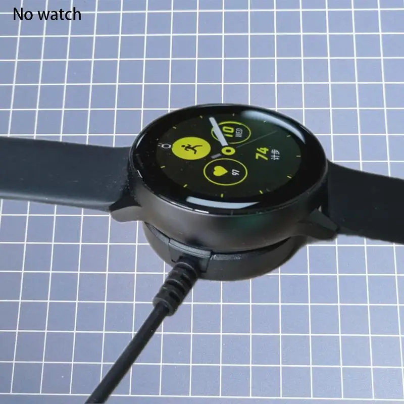 Беспроводное зарядное устройство USB кабель для samsung Galaxy Watch Active R500 замена Смарт часы зарядная док-станция USB зарядное устройство Колыбель