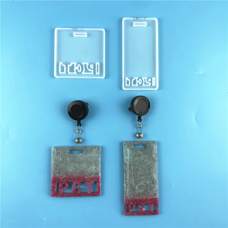 

DIY Crystal Epoxy Mold Doctor Nurse Badge Listing Silicone Molds Craft Pendants Epoxy Resin Badge Casting Home Decor