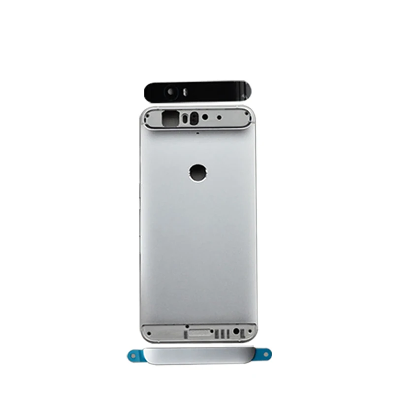 Задняя крышка батарейного отсека для Huawei Google Nexus 6P + верхняя стеклянная Камера Flash