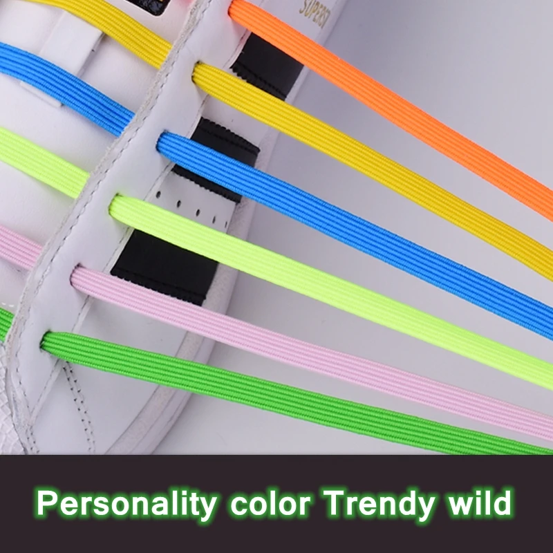 Эластичные шнурки с металлическим замком магнитные без галстука подходят для