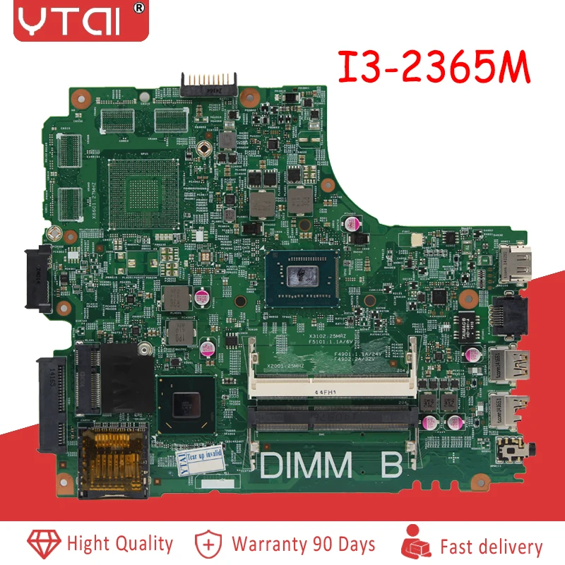12204-1 для DELL INSPIRON 3421 5421 материнская плата для ноутбука I3-2365M CN-0MRWW4 MRWW4 PWB: 5J8Y4 REV: A00 протестирована в целости и сохранности