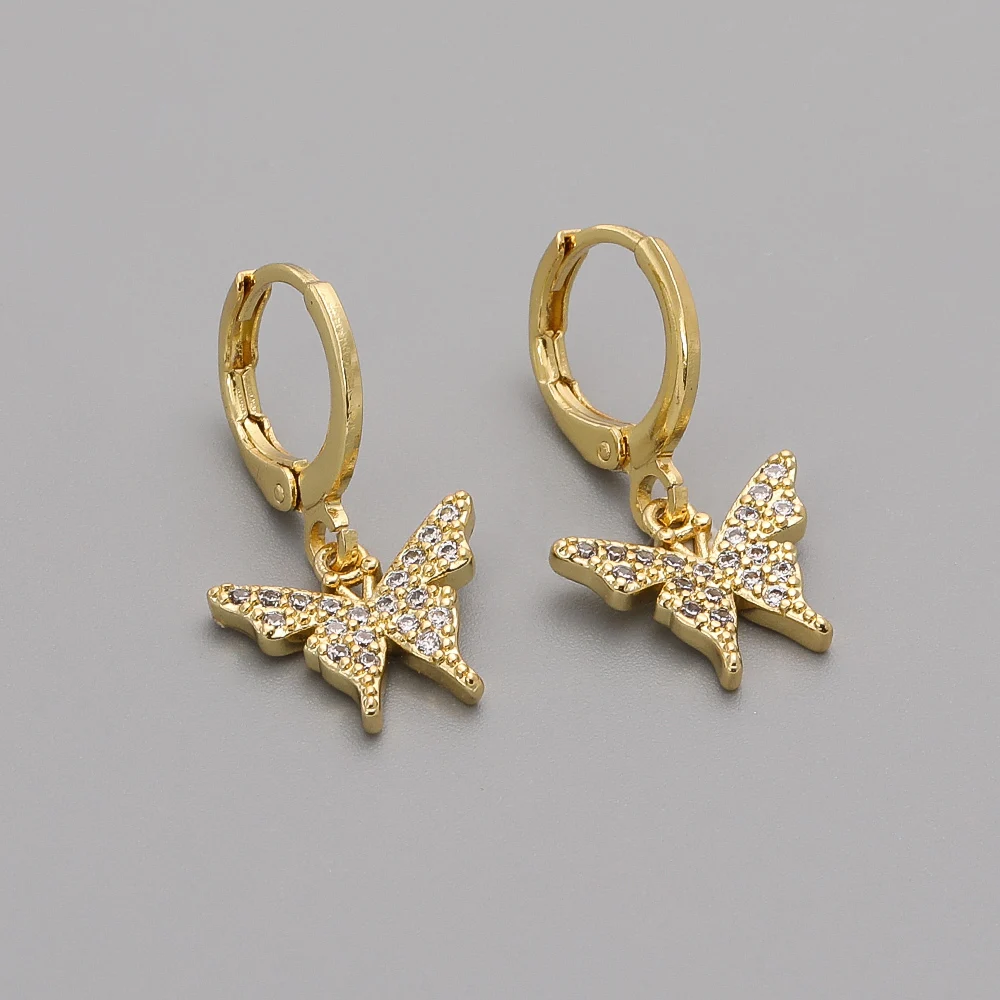 

2021 Classic Flower Women Dangle Earrings Temperament Little Daisy Drop Hoop Earrings For Women Jewelry Gift